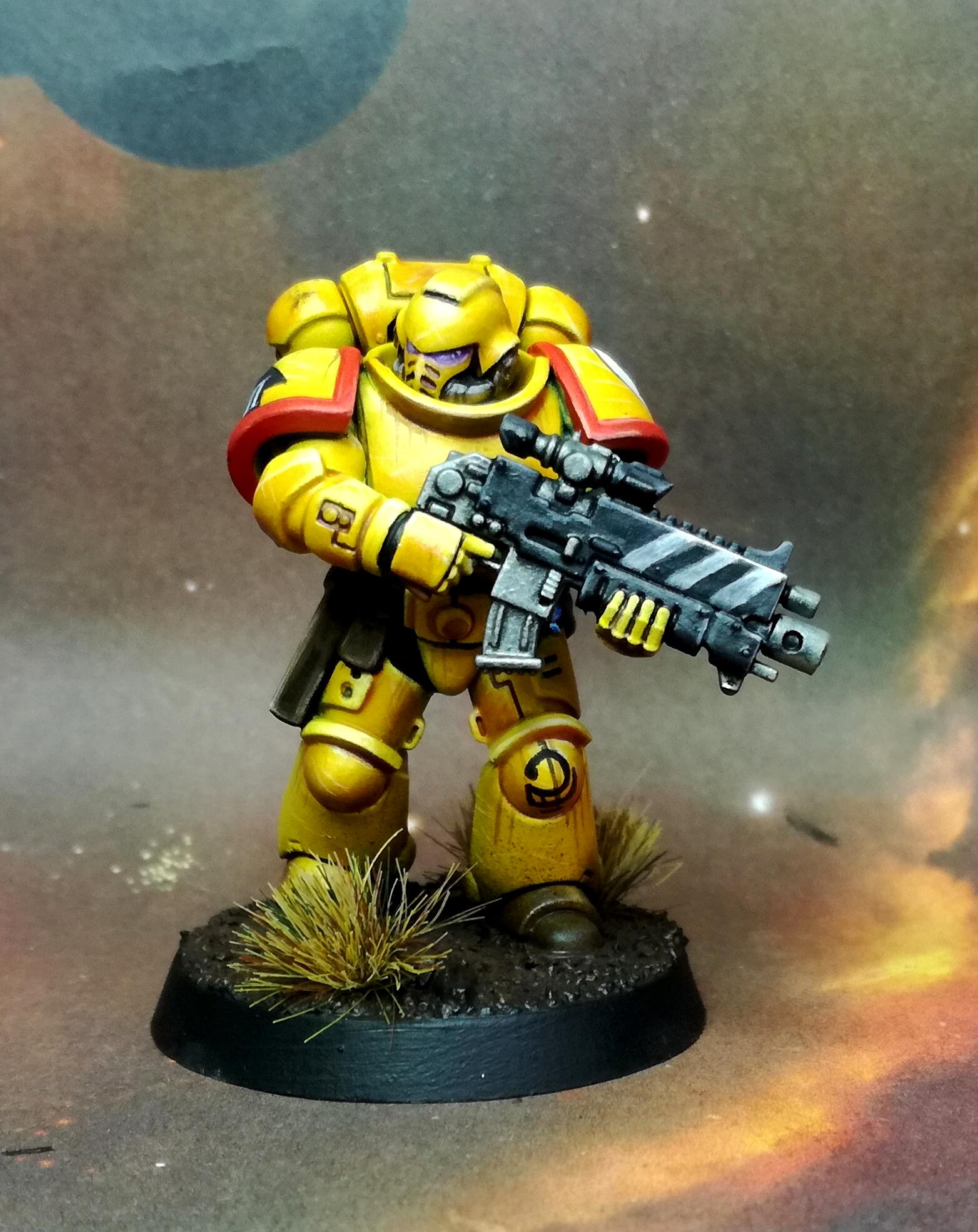 bandai space marine imperial fist